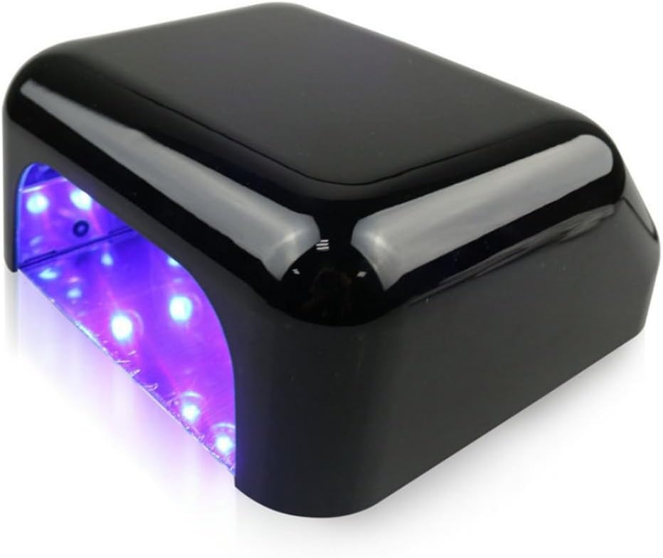 HAPPYMOOD Nail Lamp UV LED Light Low Heat Manicure/Pedicure Gel Polish Home Salon Christmas Party Dating Nail Decoration