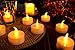 AMAGIC 36 Pack Flameless Battery Operated Tea Lights, Small Electric Tealight with Amber Yellow Flickering Bulk, LED Plastic Candle for Holiday & Home Decoration, 1.4 x 1.3, White