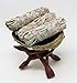 Smudge Kit: Large Abalone Shell, Wooden Stand & (3) Three White Sage Smudge Sticks: Rainbowrecords Brand