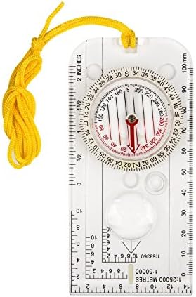 shangda Compass Map Scale Ruler for Map reading