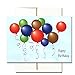 Happy Birthday Cards Assortment - Box of 30 Blank Note Cards - 6 Colorful Designs - and 32 Envelopes
