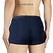 David Archy Men's 4 Pack Micro Modal Drop Needle Underwear Soft Breathable Trunks (M, Wine/Navy)