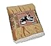 KritterWorld Pet Microplush Sherpa Snuggle Blanket, 45-Inch-by-30-Inch, Latte