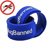 Insect Repellent Wrist Band From BugBanned - The Best Natural Pest Repeller For Protection Against Mosquito, Insect & Bug Bites - DEET free - All Natural Essential Oils Derived From Plants - Effective Pest Control - No Spray - No More Bites!