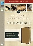 NIV, Cultural Backgrounds Study Bible, Leathersoft, Tan, Red Letter Edition: Bringing to Life the Ancient World of Scripture