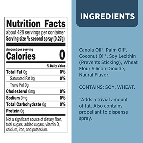 PAM BAKING SPRAY, 5 OZ