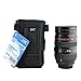 JJC DLP-3 Deluxe Lens Pouch for Lenses with diameter and height below 80 x 170mm - Canon EF 100-300mm EF 75-300mm EF 135mm EF 24-70mm Nikon Nikkor 70-300mm Sony E 75-300MM