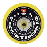 Neiko 30262A 6" Vinyl Face Sanding and Backing Pad, 5/16 Inch 24 Thread Mount Disc | Ideal for Orbital and Dual Action DA Sanders