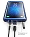 i-Blason Case for Galaxy Note 8, Magma Series Built-in Screen Protective Clear Back Cover with Holster Heavy Duty Belt Clip Shell (MetallicBlue)
