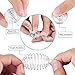 Habbi 50pcs 4 Size Spiral Bead Cage Pendant Crystal Holder for Necklace Making(8X9mm/15X14mm/25X20mm/30X25mm)