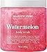 Majestic Pure Watermelon Body Scrub - Age Defying - Exfoliates, Hydrates, and Moisturizes Skin, 10 oz