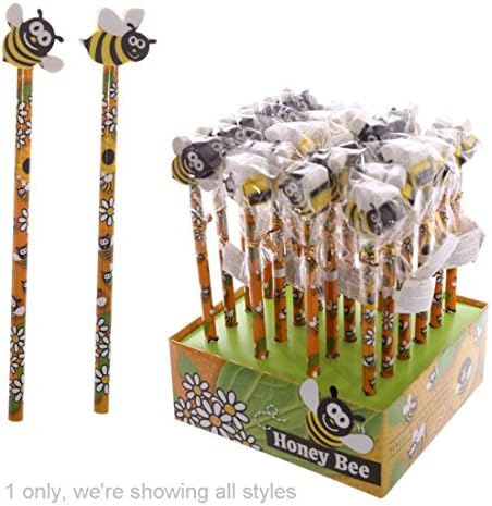 Novelty Kids Bee Design Pencil And Eraser Kids And Adults All Love Novelty Stationery And Is A