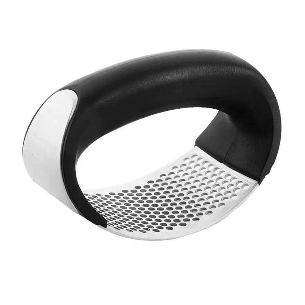 Iuyem Neue Küche Edelstahl Knoblauchpresse Täglich nützliche Kochgeräte Knoblauchpressen