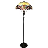 Fine Art Lighting Tiffany Floor Lamp, 20 by 60-Inch, 564 Glass Cuts