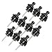 10pcs Guitar Bass Strap Locks Black Schaller-style Straplocks Replacement Round Head