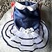 PanDaDa Pet Dog Tutu Dress Princess Stripe Bow Lace Skirt Puppy Clothes Appa...