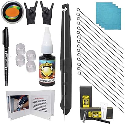 Amazon Com Hand Poke And Stick Tattoo Kit Clean Safe Stick Poke Tattoos Diy Tattoo Kit Premium Hand Poke Tattoo Kit Beauty