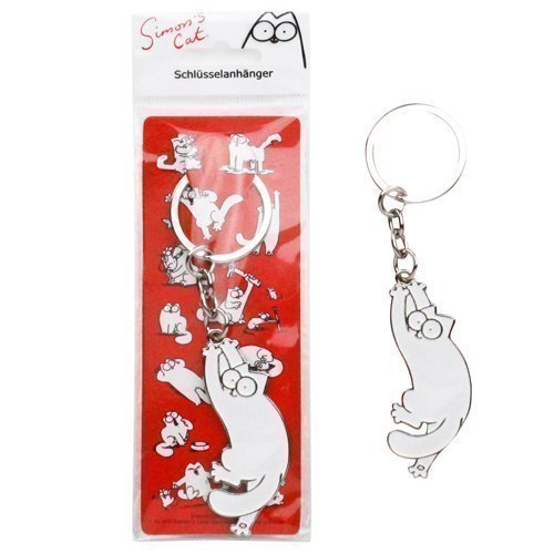 Simon's Cat Keyring Hanging Cat