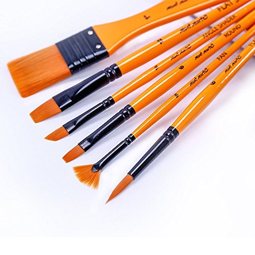 Mont Marte Pinselset für Acrylfarben â 10 Taklon-Pinsel in Pinseltasche â Ideales Pinsel Set für Acrylmalerei â Für Anfänger, Profis und Künstler – Bild 3