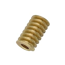 Brass Worm Gear Set - 0.5 Modulus 20T 20:1
