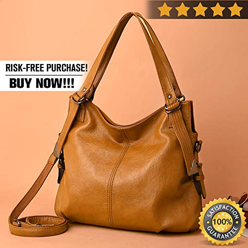 Ladies Designer Vegan Leather Hobo Bag Women Large TopHandle