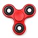 NEWBEA Hand Spinner Tri-Spinner Fidget Spinner Toy Stress Reducer, Perfect for ADD, ADHD, Anxiety and Autism Adult Children (Three Wings), Red