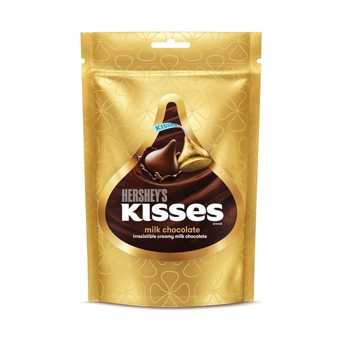 Kisses Hersheys Milk Chocolate Pouch, 4 X 108 g Amazon.in Grocery