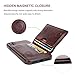 iPhone XR Wallet Case Credit Card Holder, KIHUWEY Premium Leather Kickstand Durable Shockproof Protective Cover iPhone XR 6.1 Inch(Brown)