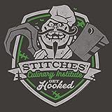 Heroes of the Storm Men's Stitches Culinary Institute Premium T-Shirt (Charcoal Heather, Large)