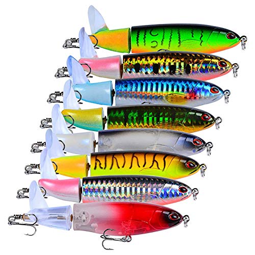 Leurre De Pêche Leurre À Hélice Set Leurres De Truite Cuillères De Pêche Appât Dur Queue Tournante Appât De Pêche…