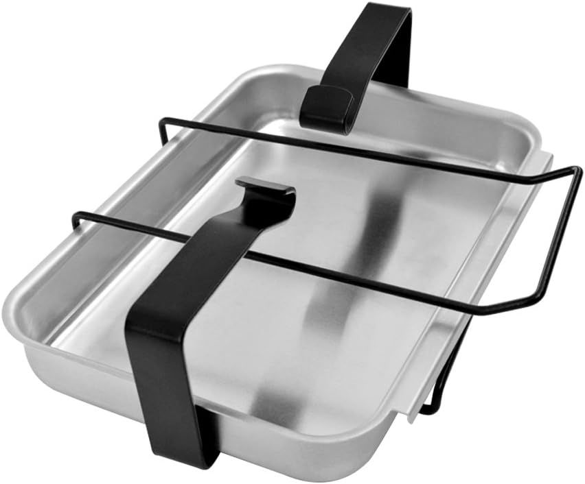 onlyfire Aluminum Catch Pan and Holder/Grease Collection Pan Drip Pan for Weber Gas Grill - Image 3