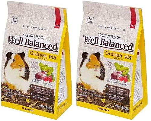 SANKO(三晃商会) ウェルバランス モルモットフード 800g×2袋商品画像