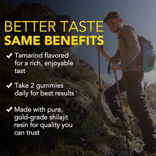 Shilajit Gummies for Men & Women - Shilajit Gold Gummies Rich In Ashwagandha, Gokshura with 85+ Minerals, Authentic Flavor,Organic, Zero Sugar & Vegan, 100% Natural - 80 Count (80 Count (Pack of 1))