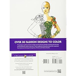 Dover Publications Flower Fashion Fantasies (Adult Coloring)
