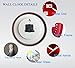 Fzy.bstim Silent Non-Ticking Wall Clock Battery Operated,10 Inch Modern Round Living Room/Office/School/Kitchen Clock,Red