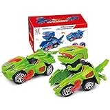 LOSFPVR Transforming Dinosaur LED Car Electric Toy T-Rex Toys with Light Sound Light Wheel Car with Sound Tyrannosaurus Car Action Toys Kids Toy Gift Xmas Gift 2019 New