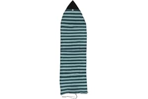 P Prettyia Lightweight Stretch Protective Bag Surfboard Socks Cover for Your Surf Board & Drawstring Closure and Padded Point