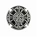 MASOP Heavy Celtic Cross Knot Men's Belt Buckle Metal For 1.5inch Wide Belt