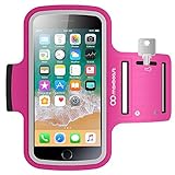Maxboost Armband [Original+] Compatible with Large Phone & iPhone Xs Max, iPhone XR / 8 7 Plus, Galaxy S9+ S8+, Note 9 (Fits Otterbox & Lifeproof case) [Water Resistant] Universal Pouch Key Holder