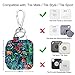 Fintie Tile Mate/Sport/Style Case with Carabiner Keychain, Anti-Scratch Vegan Leather Protective Skin Cover for Tile Mate (2016 Release), Tile Sport, Tile Style Item Finder, Jungle Night