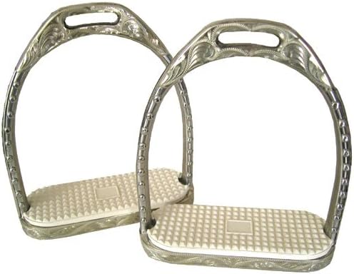 Intrepid International Engraved Fillis Stirrups Irons
