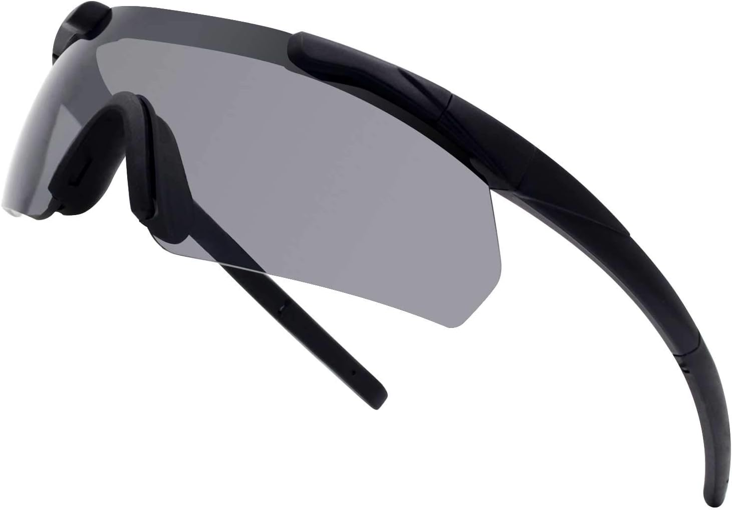 Outdoor Tactical Glasses with 3 Interchangeable Lenses, High Impact resistance Shooting Glasses, Unisex Safety Eyewear - Anti fog UV400 Eye Protection Sunglasses for Hunting Cycling Driving Compact : Sports & Outdoors