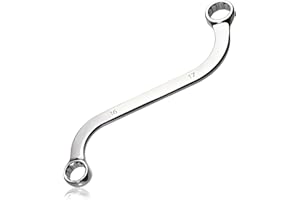 LEONTOOL S-Style Box Wrench Metric 16mm x 17mm 12-Point Double End S-Shaped Ratcheting Wrench S Box Wrenches Tools for Vehicl
