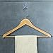 Hestya 30 Pack Adhesive Hooks Wall Hooks Strong Adhesive Hooks 30 lbs/ 15 kg Seamless Transparent Hooks, Kitchen Towel Bath Hooks