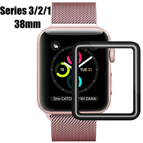 Apple Watch Series 1/2/3 38mm Screen Protector, Full Coverage Tempered Glass 9H Hardness,Anti-Fingerprint,Anti-Scratch,Ultra-Clear,Bubble Free Screen Protector Compatible Apple Watch Series 1/2/3 38mm - Thumbnail 7