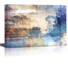 Abstract Colorful Cloud Composition Wall Decor