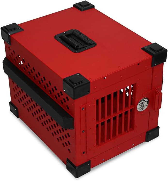 Impact Case Stationary Dog Crate - Small (100) Red