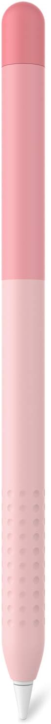 Delidigi Gradient Color iPencil Case Sleeve Silicone Cover Accessories Compatible with Apple Pencil 2nd Generation(Gradient Pink)