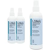 Lafe's Natural Deodorant | 8oz Aluminum Free Natural Deodorant Spray for Women & Men | Paraben Free & Baking Soda Free with 24-Hour Protection | Unscented | 3 Pack