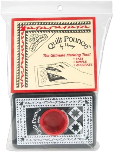 Hancy 4 oz Quilt Pounce Pad with Chalk Powder, White by Hancy